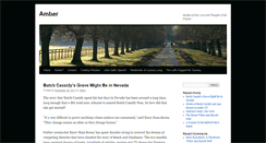 Desktop Screenshot of amberandchaos.net